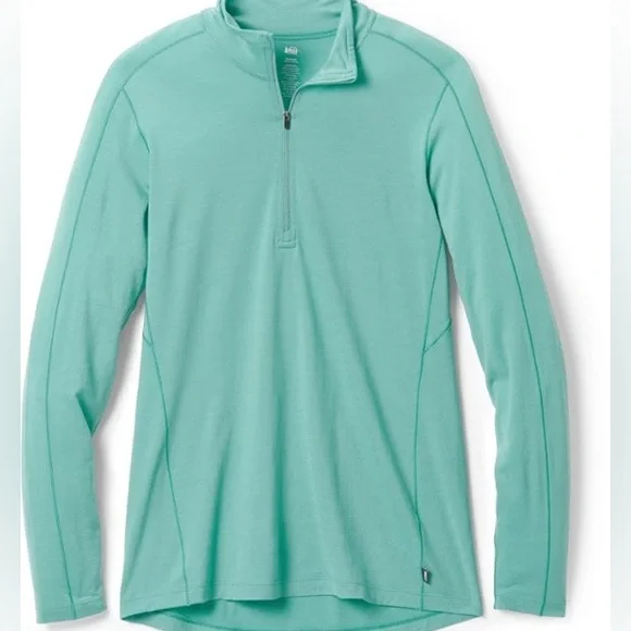 NWT🦋REI MERINO ZIP BASE LAYER🦋 - Picture 3 of 6